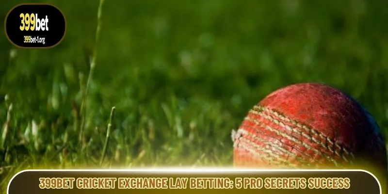 399BET Cricket Exchange Lay Betting