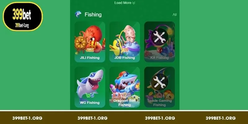 399BET Fishing offers a wide variety of fun games to explore
