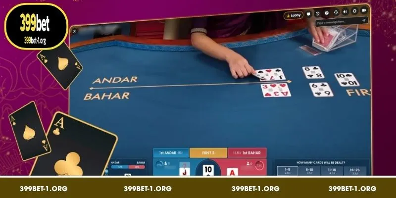 Andar Bahar Real Cash has simple rules